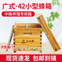 中蜂蜂箱 小型煮蠟42蜂箱 蜜蜂養蜂箱全套廣式誘蜂箱蜂大哥批發