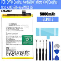 100% New Original Battery BLP813 For OPPO One Plus Nord N100/1+Nord N100/One Plus Nord N200 5GBatter