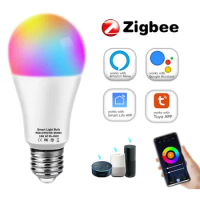 ZigBee Smart Bulbs E27 Led Lamp Smart Light Bulb RGB 220V 110V Works with Tuya Smart Life APP Smartthings Alexa Hub Google Home