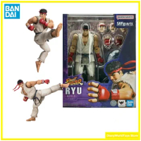 100% Original Bandai S.H.Figuarts SHF Ryu -Outfit 2- Street Fighter Series In Stock Anime Figures Action Model Toys