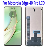 6.67“New OLED For Motorola Edge 40 Pro LCD Display Screen Touch Panel Digitizer Replacement Parts 6.55" For Moto Edge 40