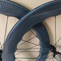 BOB 65mm Rim Brake Carbon Road Bike Wheels Ceramic Hubs Bicycle Wheelset 4 Colors Available