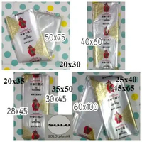 PP wayang / plastik pp laundry kiloan / PP Bening Livina 20x30-20x35-20X40-25x40- 25x45-28x45-30x45-