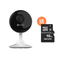 EZVIZ 螢石 C1C-B 1080P Wi-Fi 磁吸室內夜視圓形攝影機 附贈專屬HIKSEMI NEO HOME microSD 記憶卡 16GB