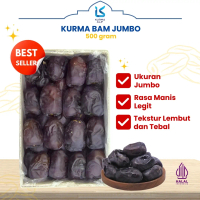 Kurma Bam Anggur Jumbo 500 gr Manis Lembut