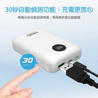 【限時免運優惠】MINIQ 20W超級快充 PD+QC3.0/LED數顯急速充電行動電源(台灣製造)