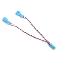 1pc Y Type Cable Plug For BMW F10 F11 F20 F30 F32 1 3 5 Ser SPEAKER ADAPTER PLUGS CABLE Y Splitter Speaker Plugs Car Accessorie