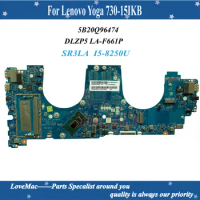 High quality FRU 5B20Q96474 For Lenovo Yoga 730-15IKB loptop motherboard DLZP5 LA-F661P SR3LA I5-8250U 100% tested