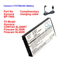 700mAh Battery For Kyocera CONTAX SL300RT Finecam SL300R SL400R BP-780S Cameron Sino