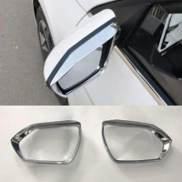 For Hyundai Elantra 2021 Car Exterior Side Rear View Mirror Frame ABS Chrome Styling Moldings 2pcs/set