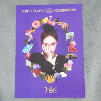 Yeri  Red Velvet Postcard - Official from Album Queendom