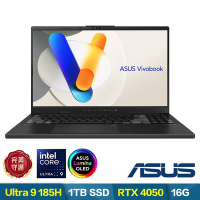 ASUS N6506MU 15.6吋3K輕薄筆電 (Core Ultra 9-185H/RTX4050/16G/1TB SSD/伯爵灰/Vivobook Pro 15 OLED)