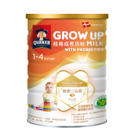 即期品【QUAKER 桂格】三益菌成長奶粉 825g/罐(新包裝 3號 1-4歲幼童適用)