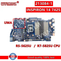213084-1 R5-5625U / R7-5825U CPU Laptop Motherboard For Dell Inspiron 14 7425 2-in-1 Mainboard CN 063KWG 03GW69 Test OK