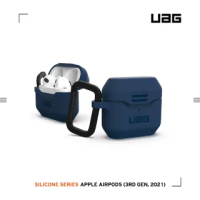 【UAG】AirPods 3 耐衝擊防塵矽膠保護殼-藍(UAG)