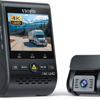 A129 Pro Duo 4K Dual Dash Cam 3840 x 2160P Ultra HD 4K Front and 1080P Rear Car WiFi Dash Camera 8MP Sensor GPS
