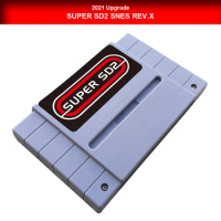 China version SUPER SD2 pro rev.X snes pro sfc pro supports special chip games for super family Cons