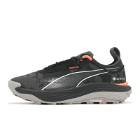 Puma 越野跑鞋 Voyage Nitro 3 GTX Wns 女鞋 黑 橘 防水 緩衝 雙層中底 運動鞋 37783901