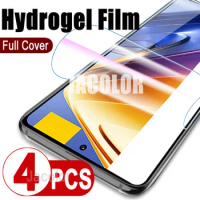 4pcs Soft Hydrogel Film For Xiaomi Poco F4 F3 GT F2 Pro Xiaomy Pocco Poca F4GT F3GT F 4GT 3GT 4 3 2 2Pro Watery Screen Protector