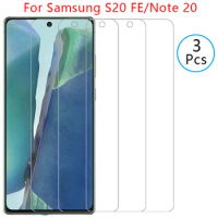 protective tempered glass for samsung galaxy s20 fe note 20 4g 5g screen protector on s20fe note20 not not20 film samsun samsumg