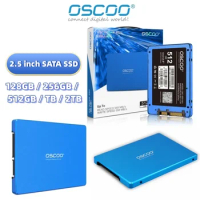 OSCCO SSD 1tb 2tb 512gb 2.5‘’ SATAIII SATA SSD HDD Internal Hard Drive Disk for Laptops and PC Blue Series Metal Shell SSD