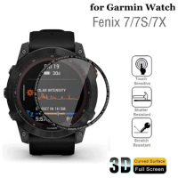 100PCS 3D Curved Soft Screen Protector for Garmin Fenix 7 7X 7S Smart Watch Full Cover Anti-Scratch Protective Film (Non Glass)