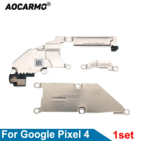 Aocarmo 1Set Motherboard Bracket Plate Flex Cable Holder Cover Metal Fixed Buckle For Google Pixel 4 Repair Replacement Part