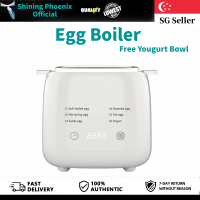3-in-1 Egg Boiler with UK Plug: 6 Cooking Modes Auto Shut-Off For Perfect Hard/Soft Boiled Eggs