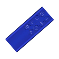1 Piece Plastic Air Purifier Leafless Fan Remote Control Suitable For Dyson TP05 Blue