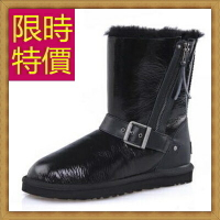 雪靴中筒女靴子-流行柔軟保暖皮革女鞋子3色62p47【韓國進口】【米蘭精品】