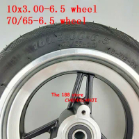 10x3.00-6.5 vacuum tire wheels tubeless and alloy wheel hub Electric scooter front