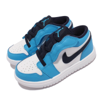 Nike 休閒鞋 Jordan 1 Low Alt TD 童鞋 喬丹一代 魔鬼氈 輕便 舒適 穿搭 小童 藍 白 CI3436-144