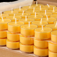 佛前酥油蠟燭供佛燈家用蓮花酥油燈蠟燭100粒無煙蘇油燈拜佛蠟燭