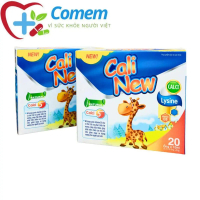 Siro Cali New Bổ sung canxi, vitamin D3 hỗ trợ phát triển hệ xương răng chắc khỏe cho bé - Hộp 20 ốn