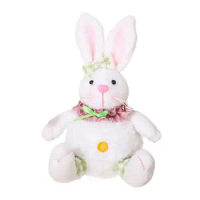 Rabbit Plush Toy Easter Plush Toy For Kids Multipurpose Plushies For Wall Table Bedroom Cute Animal Toys For Crib TV Cabinet