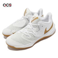 Nike 排球鞋 Zoom Hyperspeed Court SE 氣墊 避震 包覆 支撐 運動訓練 白 金 DJ4476-170