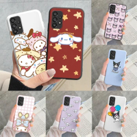 Anime Cute Case For Samsung Galaxy A52 A52S Cover Soft Silicone Shockproof Phone Case For Galaxy A 52 GalaxyA52 Kuromi Rabbit