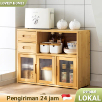 LOVE Rak Dapur Lemari Bumbu Rak Bumbu Rak Dapur Kayu Lemari Dapur Serbaguna Minimalis Rak Penyimpana