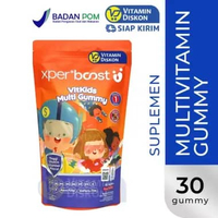 EXPERT BOOST VITKIDS MULTIGUMMY ISI 30 PCS | SUPLEMEN MULTIVITAMIN ANAK, IMUNITAS, DAYA TAHAN TUBUH,