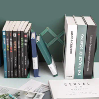 Helpful Book End Holder Retractable Steel Book Stand Comfortable Surface Bookend