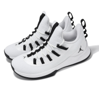NIKE 耐吉 籃球鞋 Jordan Ultra Fly 2 Low 男鞋 白 黑 喬丹 襪套 運動鞋(AH8110-100)