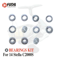 Fishing Reel Stainless Steel Ball Bearings Kit For Shimano 14 Stella C2000S / 03239 Spinning reels Bearing Kits