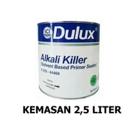 [2,5 LITER] CAT DASAR/PRIMER/WALL SEALER DINDING INTERIOR DAN EKSTERIOR DULUX ALKALI RESISTING ALKAL