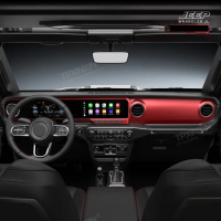 Digital Cluster For Jeep Wrangler 4 JL 2018-2023 Car Radio Tape Recorder Multimedia Video Player GPS Navigation Carplay HD DSP