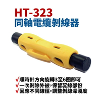 【Suey】台灣製 HT-323 同軸電纜剝線器 (2頭式) 剝線鉗 5C 7C 手工具 剝線