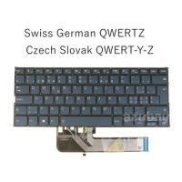 Swiss CH Czech Slovak Keyboard For Lenovo Ideapad FLEX-14API FLEX-14IML FLEX-14IWL S530-13IML S530-13IWL S740-14IIL Backlit Blue