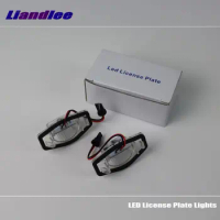 Liandlee Car License Plate Lights For Honda Logo Stream Auto Number Frame Lamp Bulb LED Illumination Accessories
