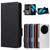 Pertain to Vivo X100 Pro Luxury Flip PU Leather Wallet Lanyard Stand Case For Vivo X100 Pro V2324A Phone Case 6.78"