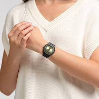 Swatch New Gent 原創系列手錶 LEAFY LINE 耀光綠 (41mm) 男錶 女錶