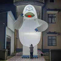 wholesale Christmas Decoration Lighted Bumble The Abominable Inflatable Snowman Monster Giant Snow m